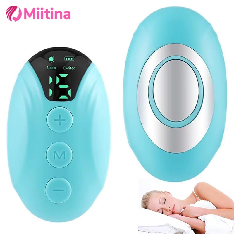 Sleep Aid Insomnia Relief Microcurrent Handheld Hypnosis CES Mental Stress Anxiety Depression Eliminat Relax Sleep Health Care