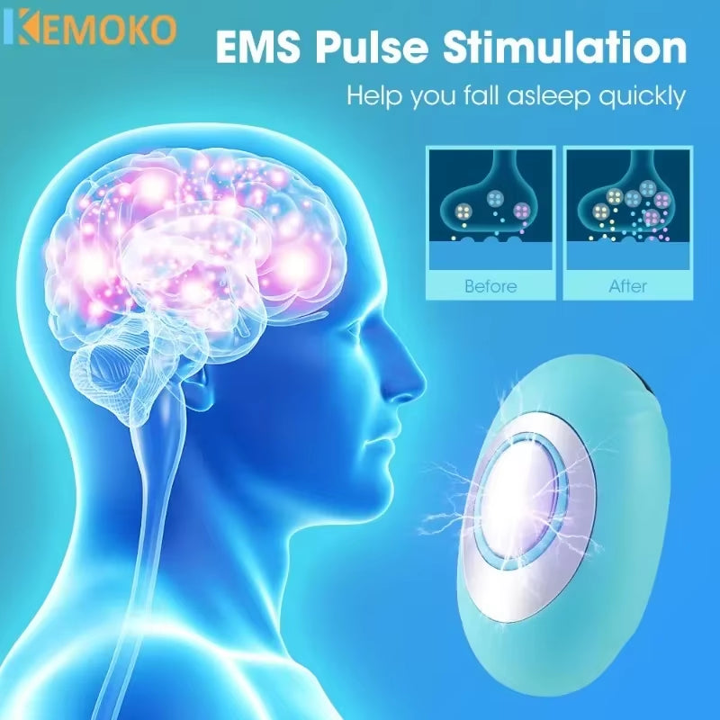 Sleep Aid Insomnia Relief Microcurrent Handheld Hypnosis CES Mental Stress Anxiety Depression Eliminat Relax Sleep Health Care